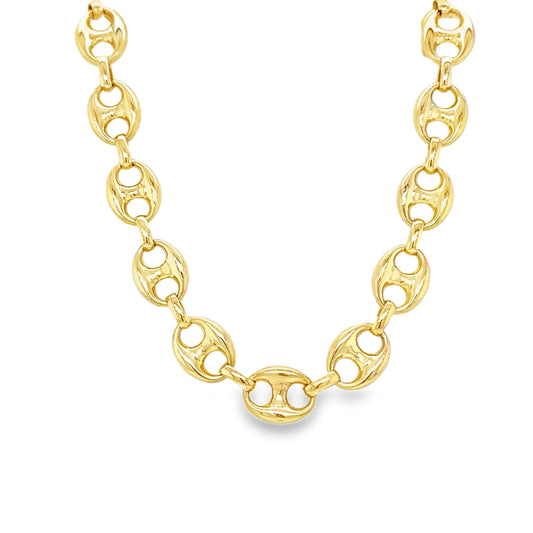 24 Inch Hollow Puffed Mariner Chain