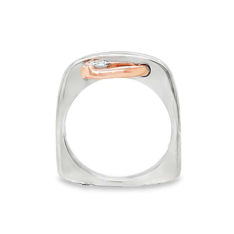 Freeform Canadian Diamond Ring