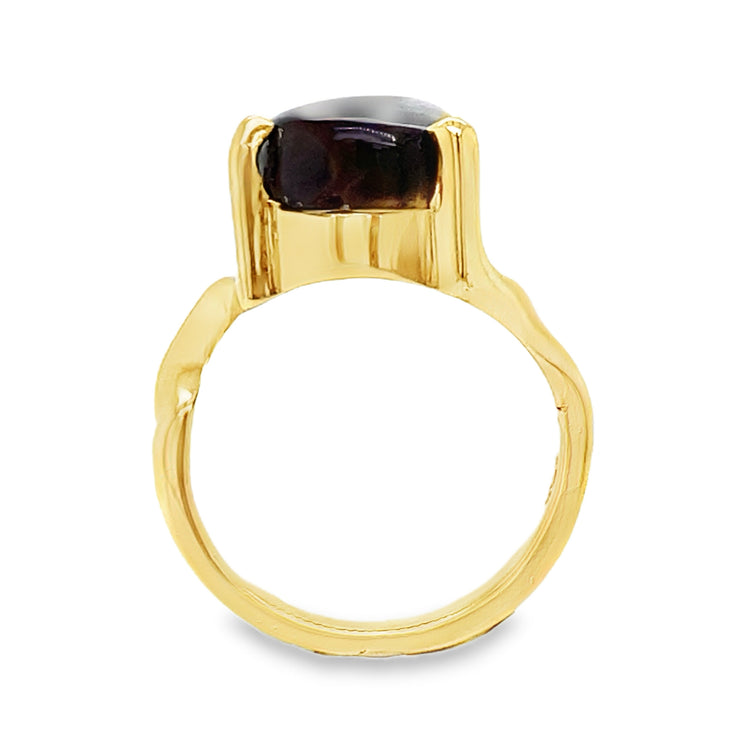 18K Labradorite Ring