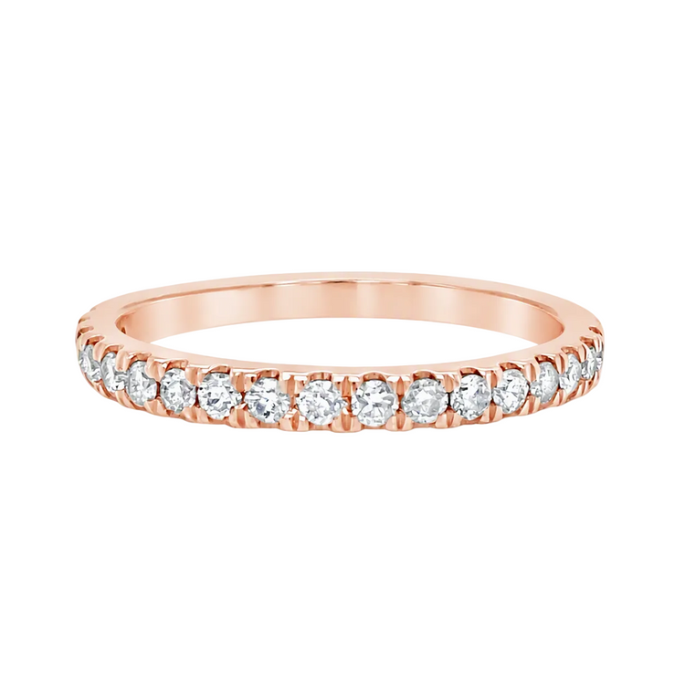 .25TCW Rose Gold Diamond Band