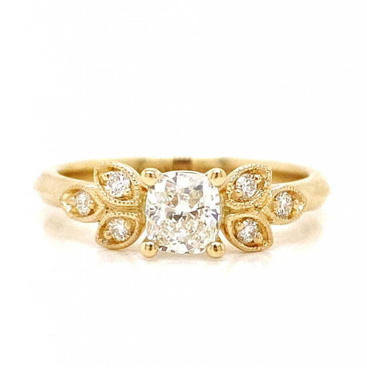 Cushion Cut Diamond Ring