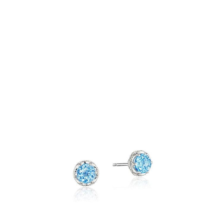 Swiss Blue Topaz Studs by Tacori