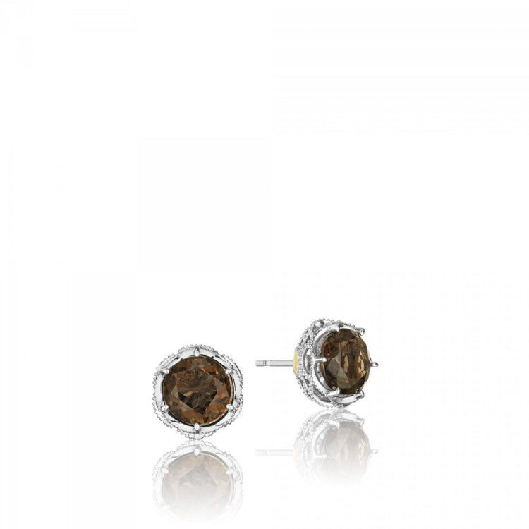 Tacori Smoky Quartz Stud Earrings