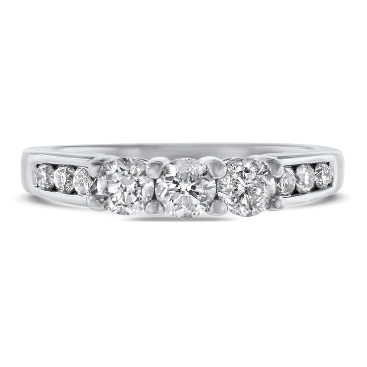 Diamond Three Stone Ring