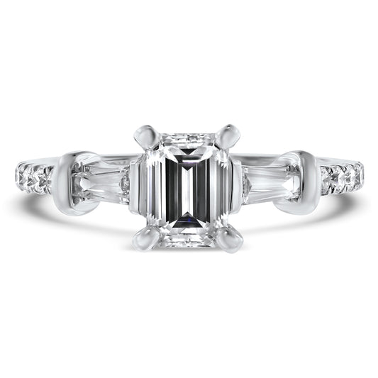 Emerald Cut Diamond Ring