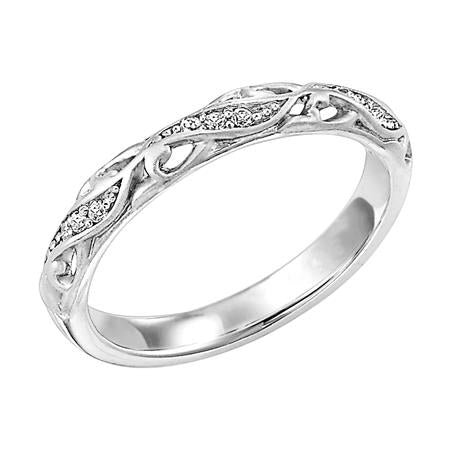 Art Carved Diamond Band