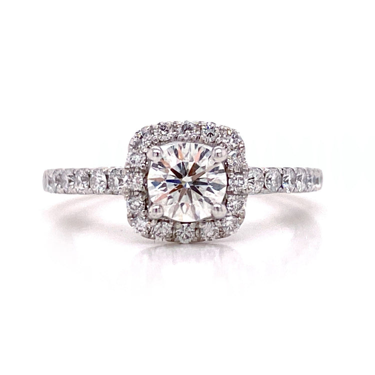 Canadian Diamond Halo Ring