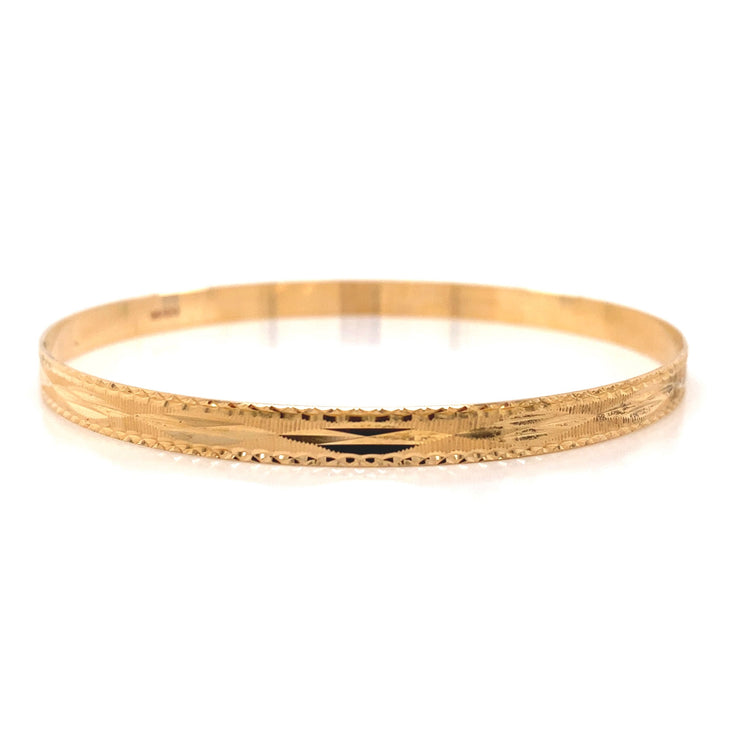 Diamond Cut Bangle