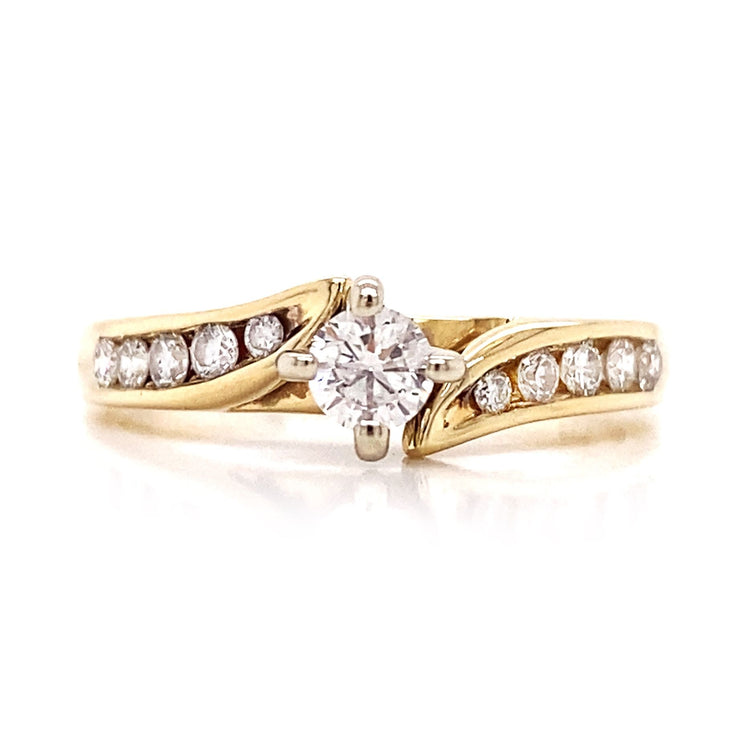 Twist Diamond Ring