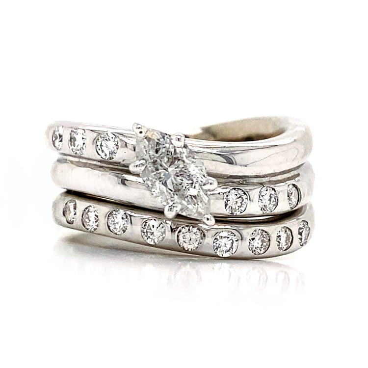 Marquise Wedding Set
