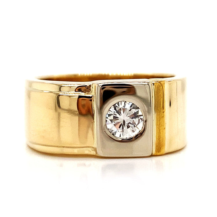 Offset Diamond Ring