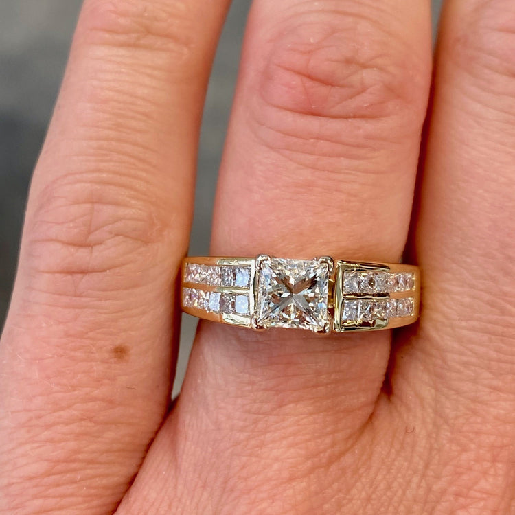 Princess Cut Diamond Ring
