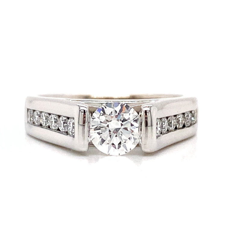 Channel Set Diamond Ring