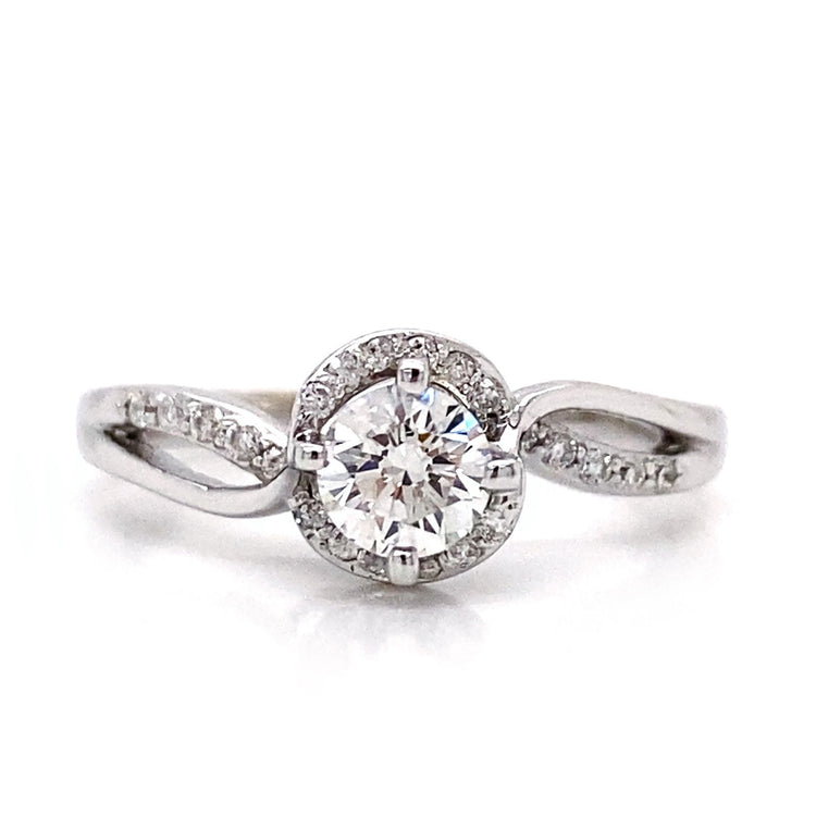 Twist Diamond Ring