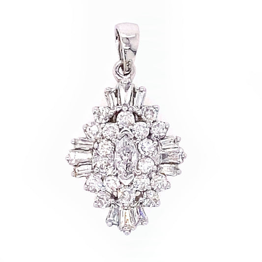 Diamond Cluster Pendant