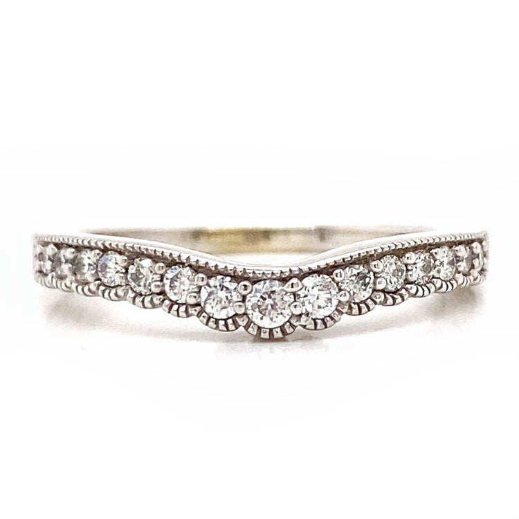 Curved Diamond Band