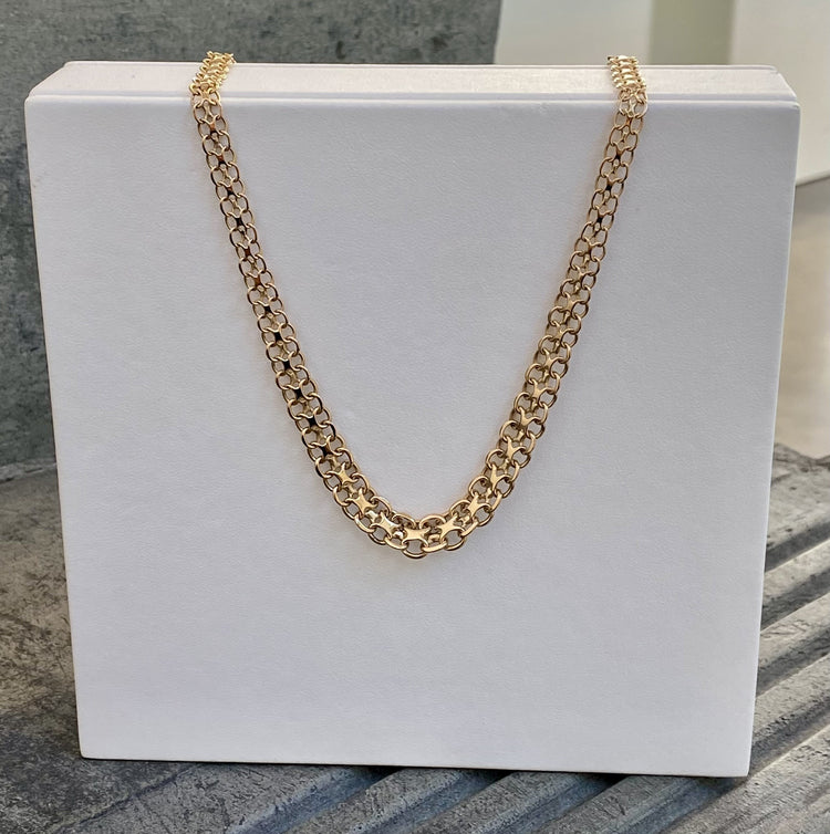 17 Inch Fancy Link Necklace