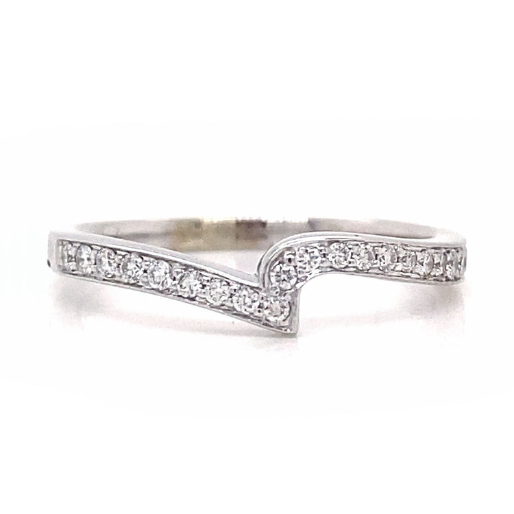 Curved Diamond Band
