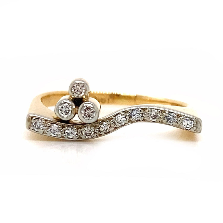 Diamond Wave Ring