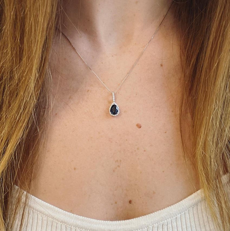 Sapphire & Diamond Necklace