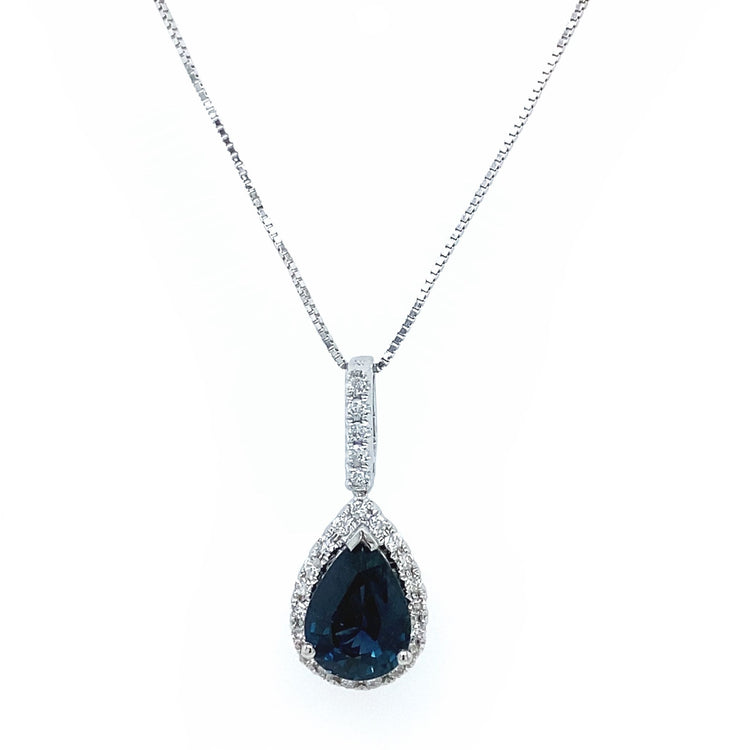 Sapphire & Diamond Necklace