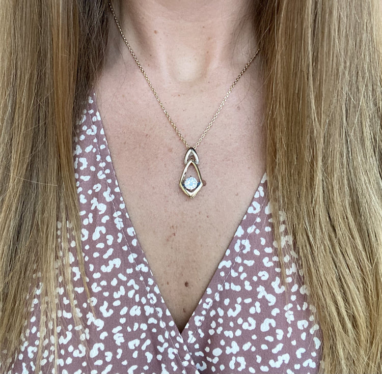 1.35CT Diamond Solitaire Pendant