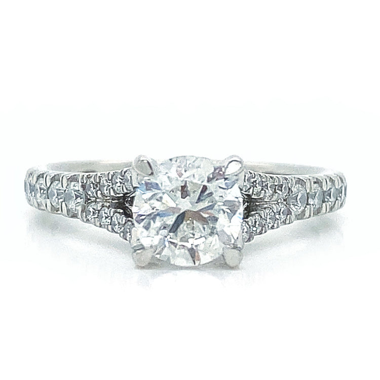 Split Shank Diamond Ring