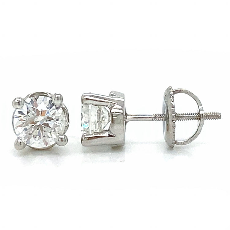 1.00TCW Diamond Studs