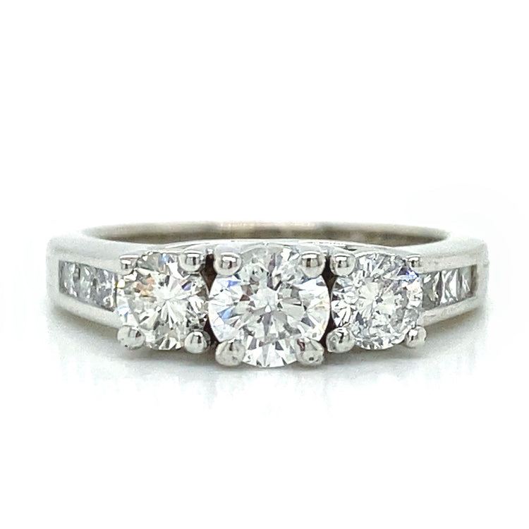 Three Stone Diamond Ring