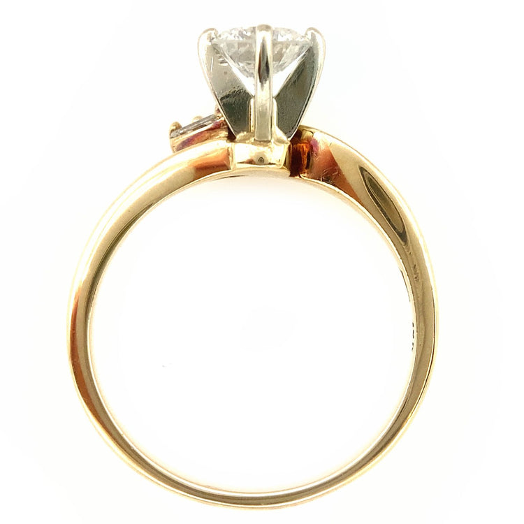 Nugget Style Diamond Wedding Set