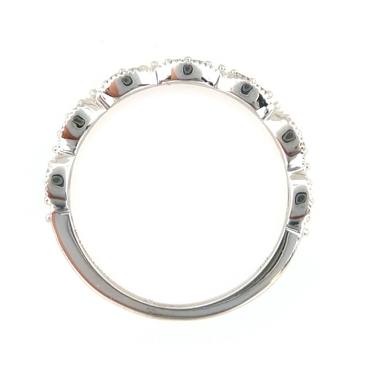 Scalloped Diamond Band