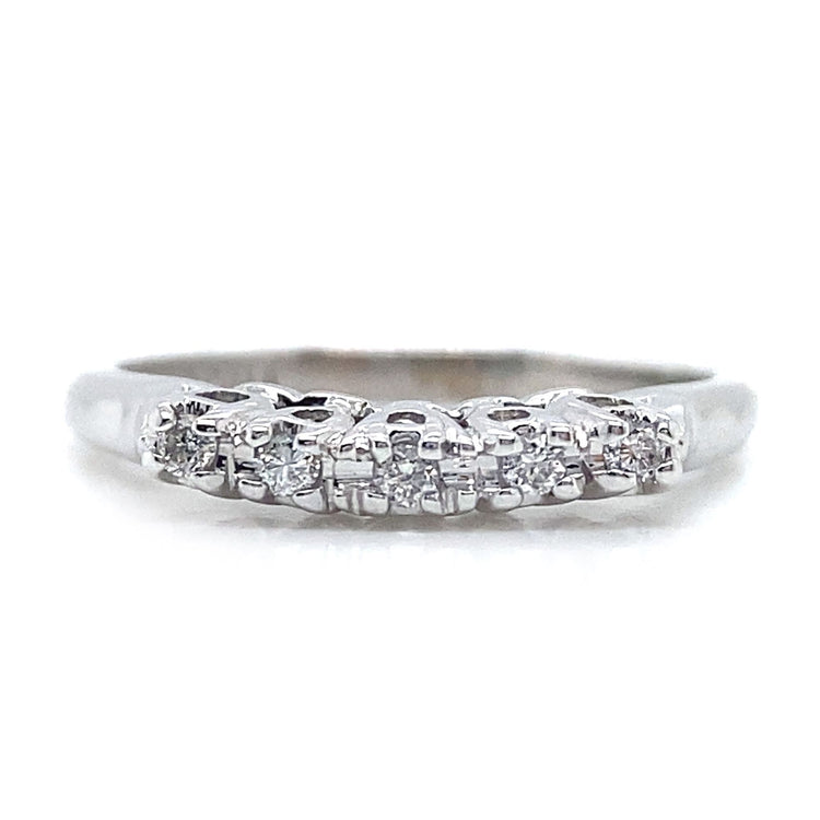 Curved Diamond Band
