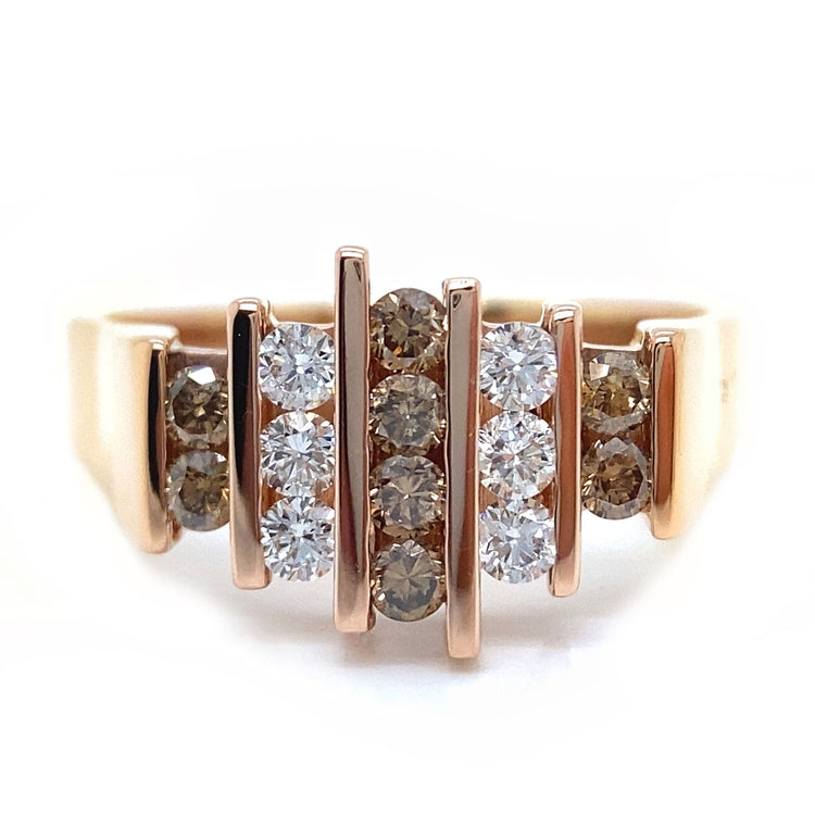 Champagne Diamond Ring