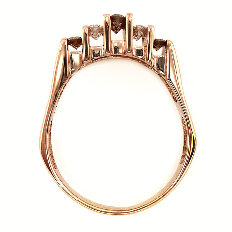 Champagne Diamond Ring