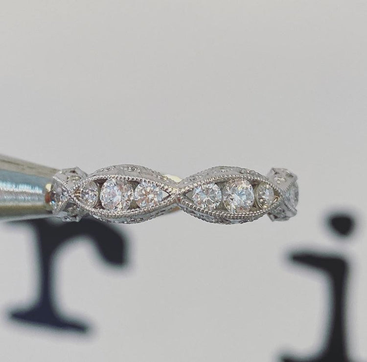 Tacori Classic Crescent Diamond Band