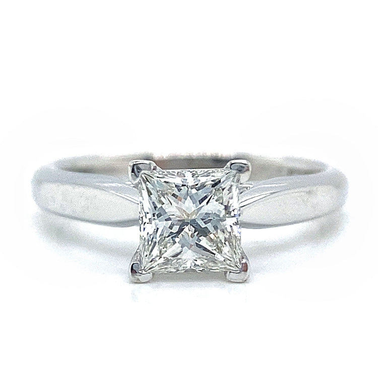 Princess Cut Diamond Solitaire Ring