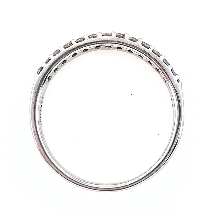 Double Row Diamond Band