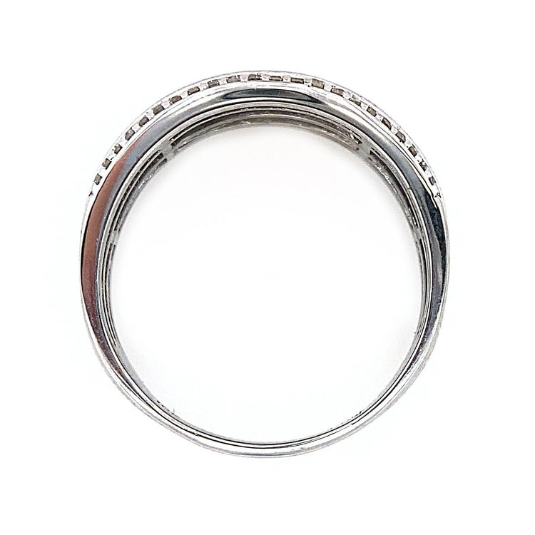 Wide Diamond Band