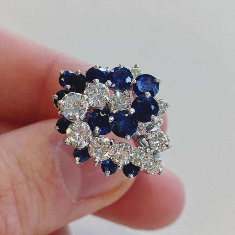Sapphire & Diamond Ring