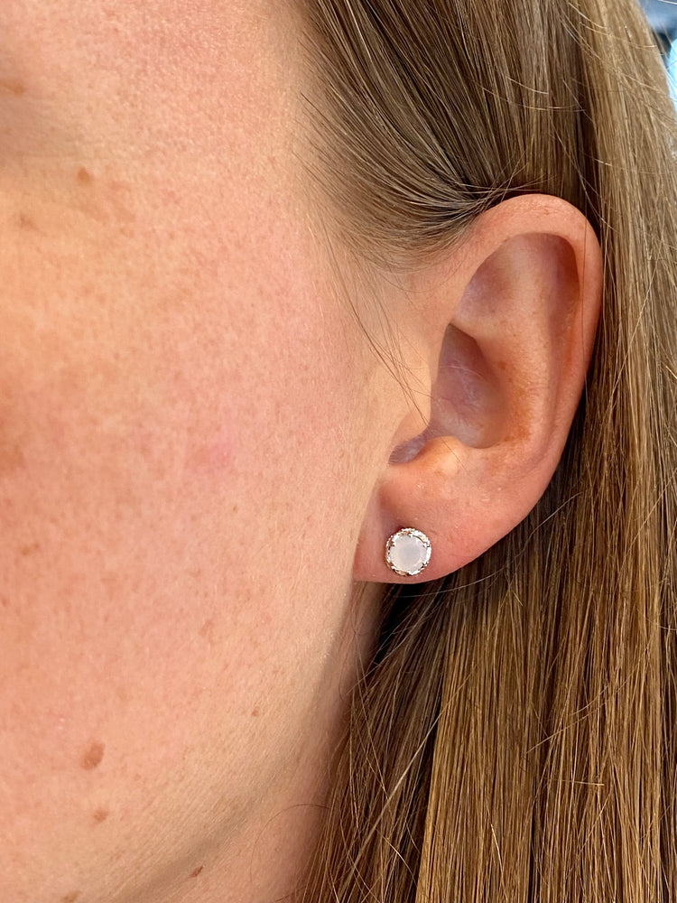 Tacori Classic Rock Chalcedony Studs