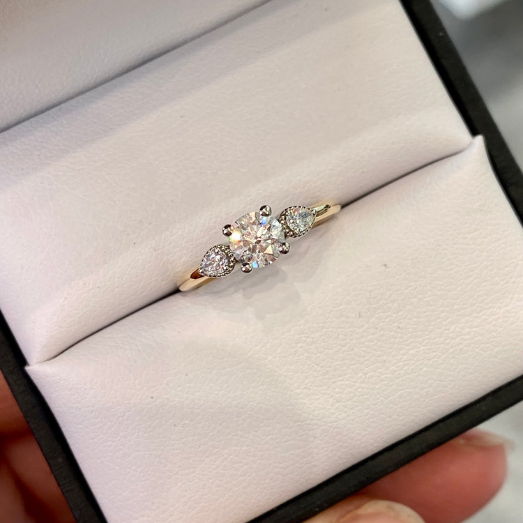 Three Stone Diamond Ring