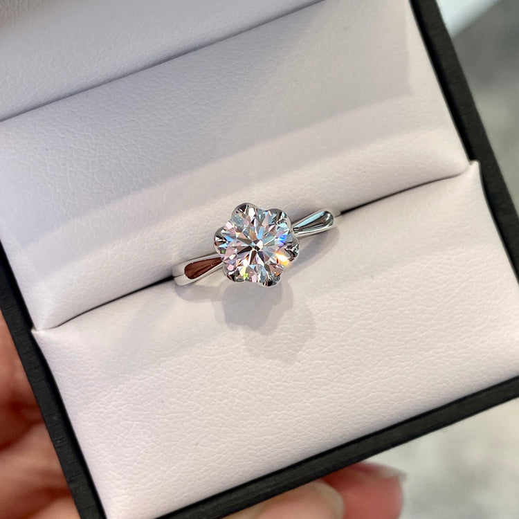 Platinum Lab Grown Diamond Solitiare