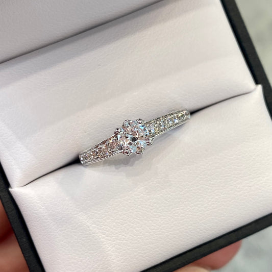 Amelia Diamond Ring by Art Carved