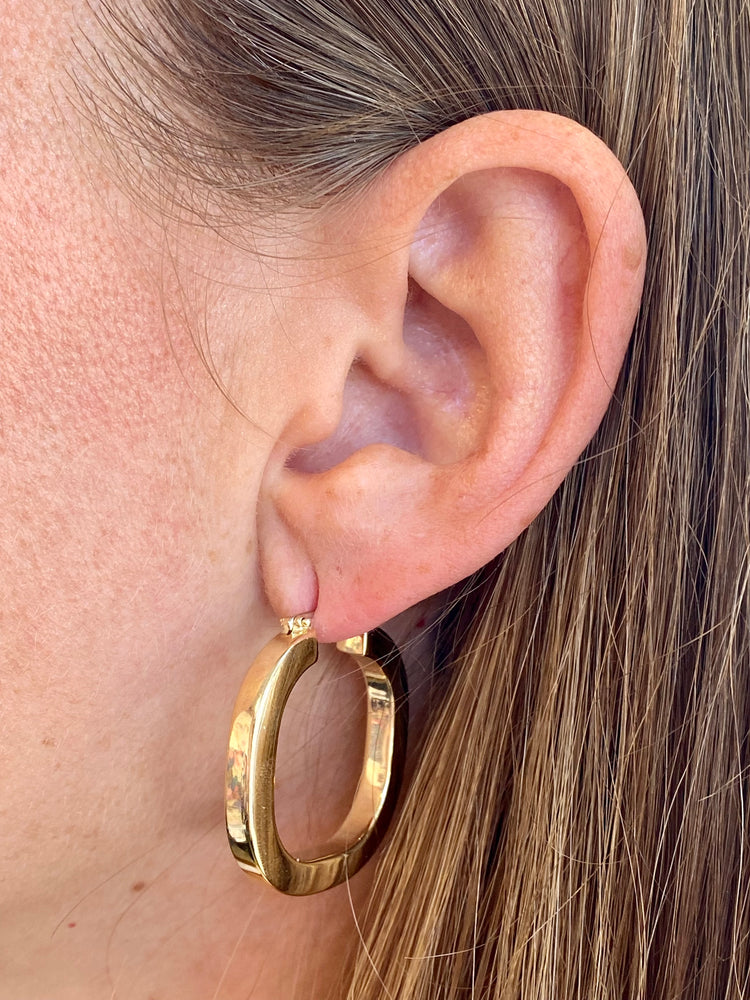 Square Hoop Earrings