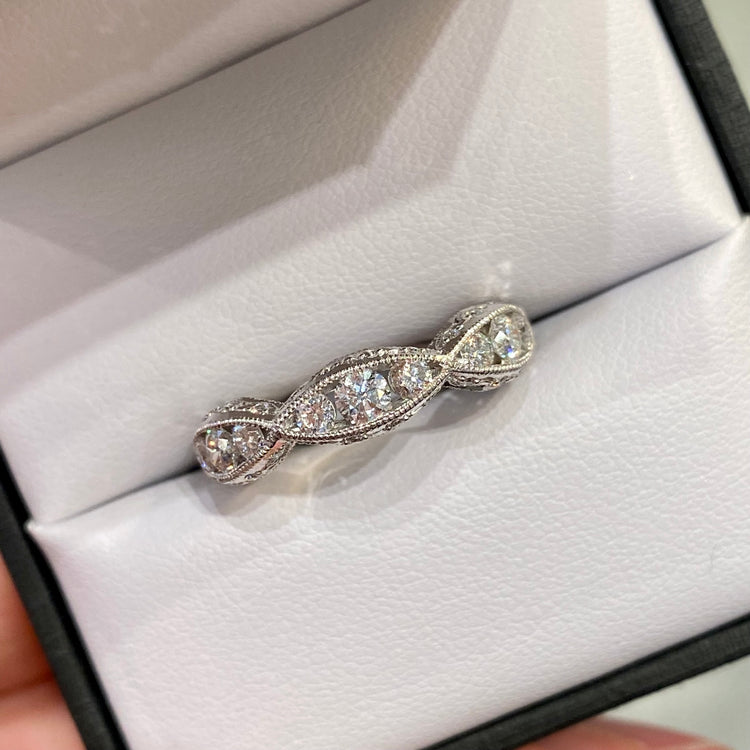 Tacori Classic Crescent Diamond Band