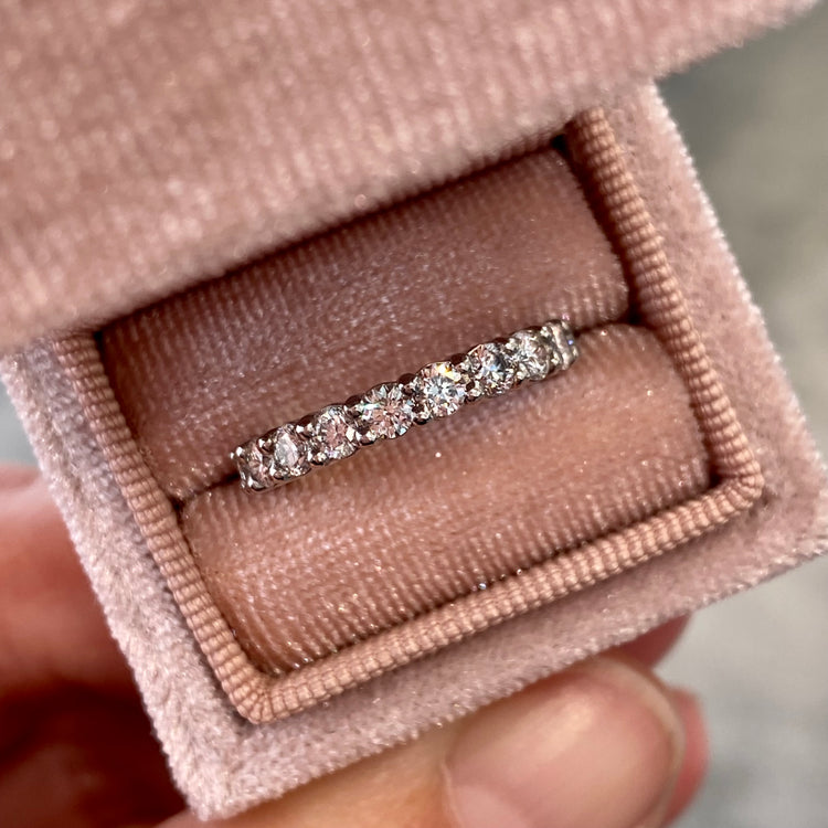 .75TCW Platinum Diamond Band