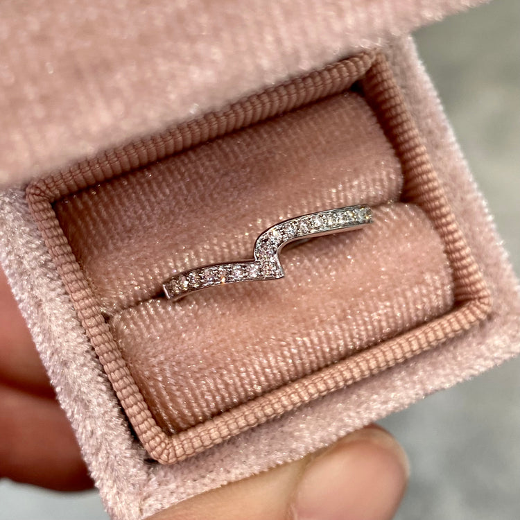 Curved Diamond Band