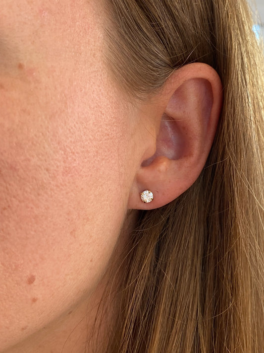 .70TCW Diamond Stud Earrings