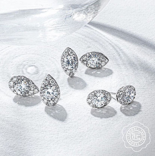 Oval Bloom Diamond Earrings by Tacori