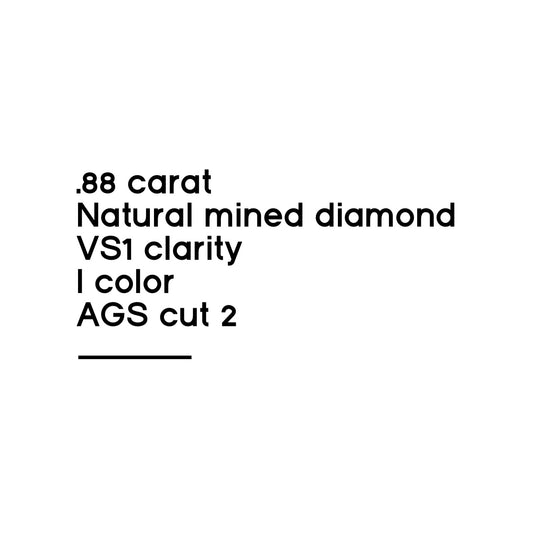 .88CT Round Brilliant Cut Diamond